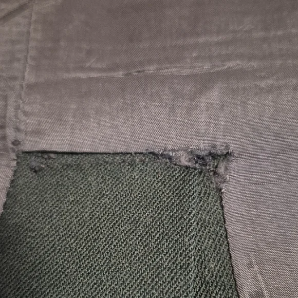 Vintage Rafaella Dark Green Wool Straight Maxi Skirt Size 16 - Picture 10 of 10